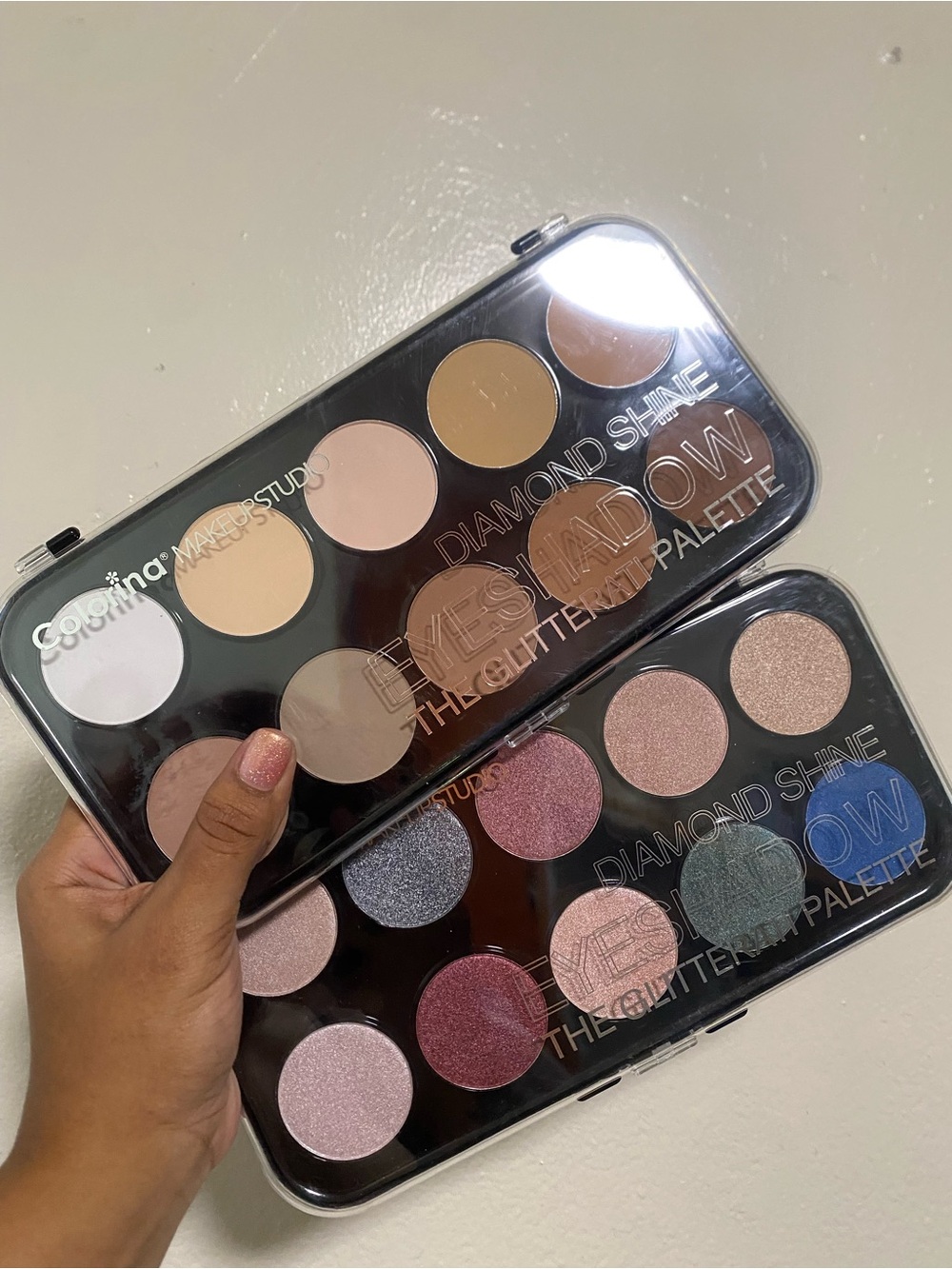 Diamond Shine Eyeshadow Palette — Neutral Palette Set of 3 Eyeshadow New